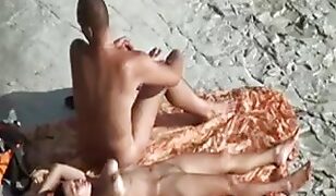 Beachside Boobs – Voluptuous Tits Bouncing in the Sun