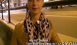 Cash for Crude: Blonde Amateur’s Filthy Public Anal Fling
