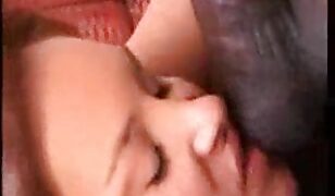Milf Next Door: Curvy, Mature Cougar Seduces Young Black Stud for Throat Fucking and Creampie