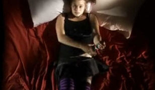 Naughty Amateur Teen Finger Fucks Herself Stupid, Moaning Like a Slut As She Cums Hard