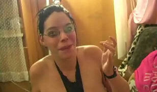 Naughty Pregnant Teenager Gets Railed Hard, Milk Enema Facials & Cums On Stomach