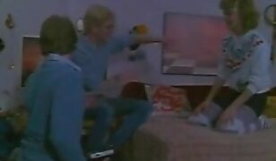 Retro Rendezvous: Adorable Amateur Babe Gets Gangbanged by Three Hung Studs in a Classic XXX Romp