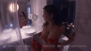 Busty Japanese Courtesan Seduces and Rides European Businessman in Luxury Suite