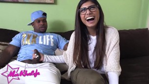 MIA KHALIFA – Seductive Siren Mia Khalifa Eagerly Accepts The Ultimate Challenge of Her Most Monumental Cock Encounter