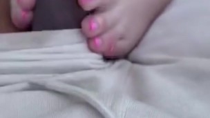 Private Asian PAWG Handjob with Ebony Muscle God