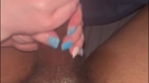 PAWG Teasing BBC with Sultry Handjob Mastery