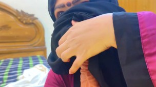 POV: Arab Muslim Maid Catches Boss Naked, Gives Him a Throat-Thrashing Blowjob in Bedroom