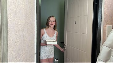 Young Neighbor Creampie: Pie Sparks Forbidden Encounter
