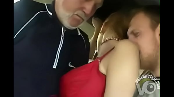 Old Daddy’s Forbidden Fingering of Cute Stranger in Public