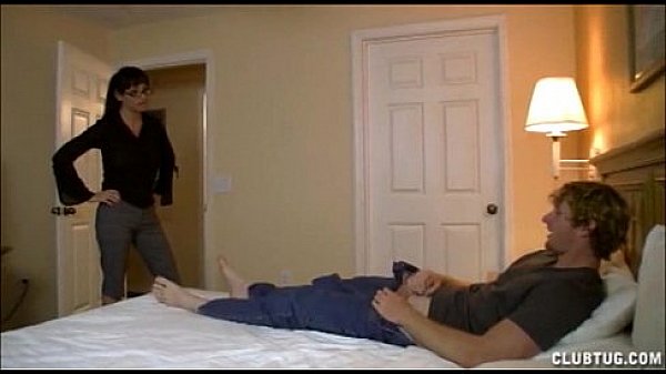 Angry MILF Jerks Off Young Stud for Mind-Blowing Orgasm