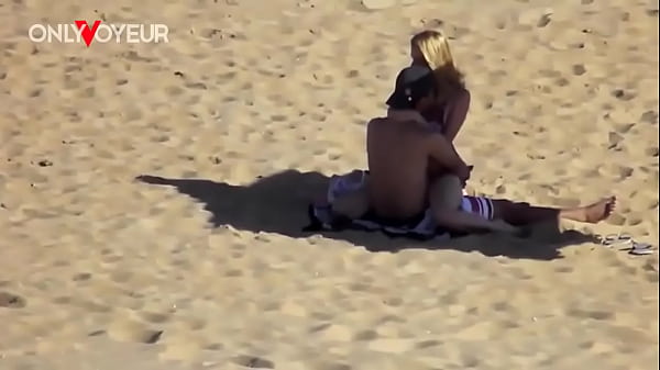 Beach Voyeur Commands Teen Couple Risky Public Beach Fuck