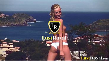 Blonde Hottie Picked Up for Naughty Teasing Fuck Adventure