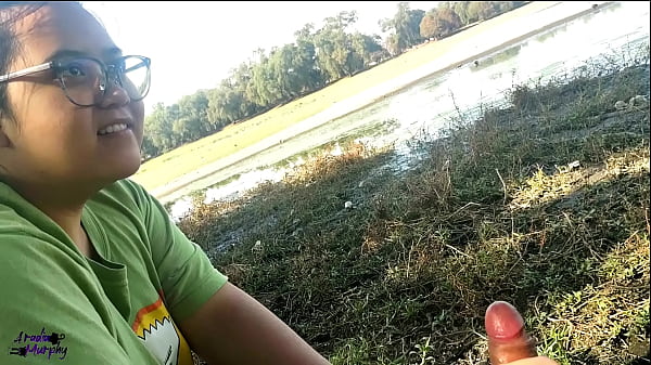 Irresistible Lakeside Public Cumshot – Forbidden Tease!