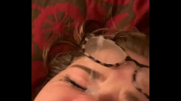 Teasing Cum Dumpster’s Small Tits in Massive Facial Load
