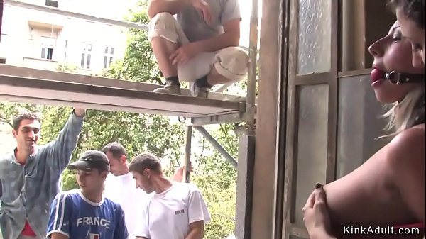 Czech Blonde Beauty’s Romantic Bondage in Public Streets