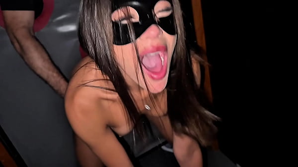 6 Guys Gangbang Me in Swing: Deep Mouth Cum Satisfaction