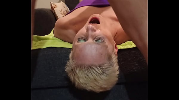 Dominant German MILF Sandra’s Brutal Face Abuse Throat Fuck
