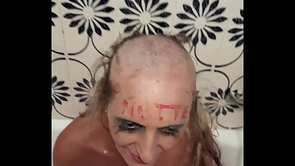 Sandra’s German MILF Hardcore Throat Fuck Puke Bald Shave