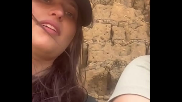 Two Lesbians Rush to Orgasm in Risky Village Corner!