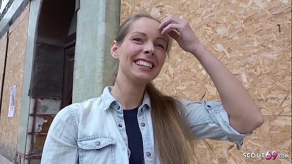 German Scout: Tiny Finnish Teen’s Wild Street Multi-Orgasm!
