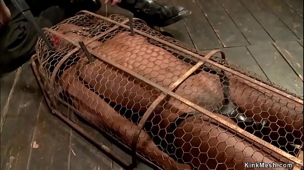 Hot Ebony Slave’s Untold Desire: Shackled, Whipped, Caged