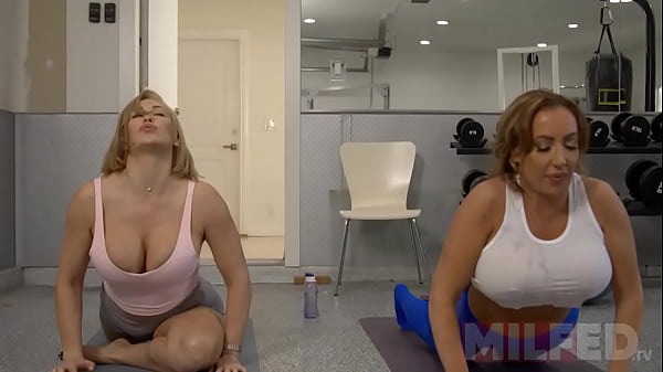 Hot Gym MILFs Teasing Their Sweaty, Irresistible Bodies!