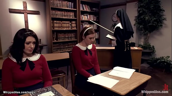 Lesbian Nun Felony’s Forbidden Basement Bondage Session