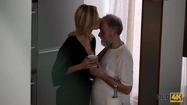 OLD4K. Bearded Sage Fingers Wife’s Enchanted Twat Before Deep Plunge
