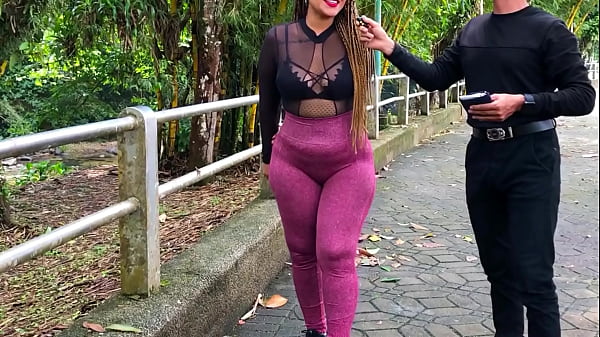 Explosive Big Ass Morena Fucks for Money Street Interview