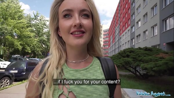 Public Agent: Sexy Blonde Craves Massive Passionate Love