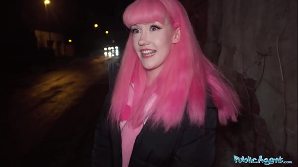 Public Agent: Unlock Pink Haired Babe’s Chastity Belt NOW!