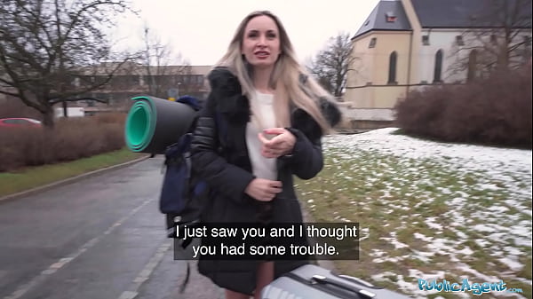 Public Agent: Stunning Naughty Wife Rides Huge Stranger Cock