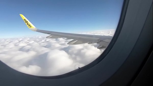 Public BJ on Airplane: Raw Filthy Suck at 30,000 Feet!