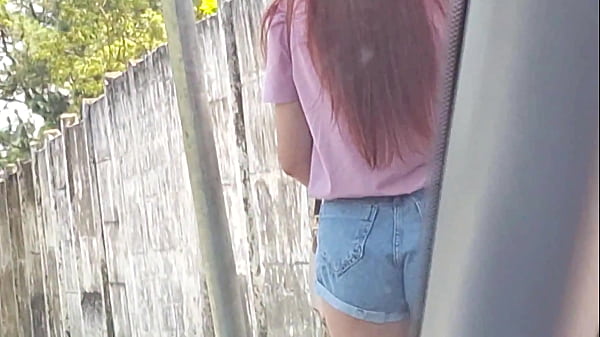 Top Public Car Handjob Review: Hottie at Bus Stop Expert