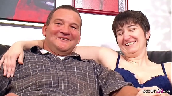 Mature German Couple’s First Raw Threesome with Stud