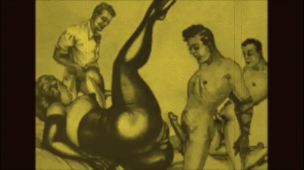 Retro Erotic Art: Irresistible Tease of Forbidden Curves