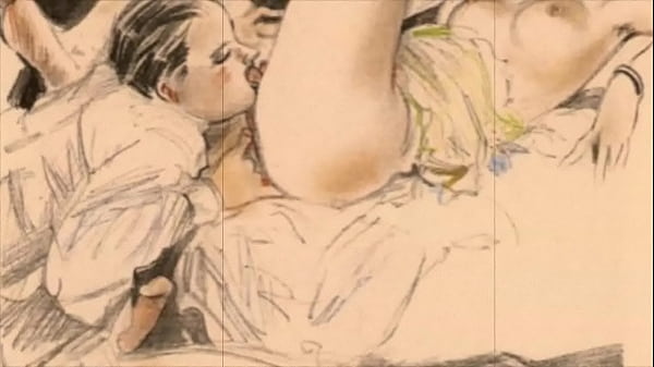 Retro Erotic Illustration: Intense Orgasm & Pure Ecstasy