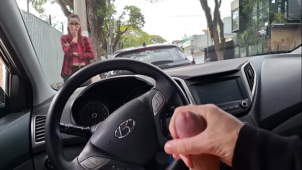 Risky Handjob on the Street for Student: Top Rated Review