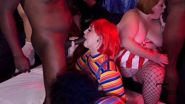 Slasher Movie Orgy: Commanding Alpha Forces Total Submission