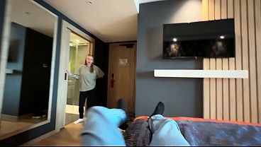 Step Mom Surrenders to Alpha Son’s Cum Facial Hotel Shock!