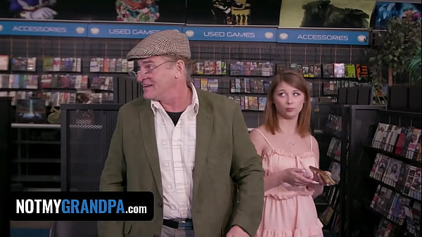 Teasing Ginger Grey Creampied by StepGrandpa in Public Store