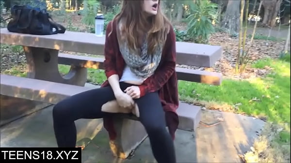 Naughty Teen Makes Her Squirt Wild in Public Park Thrill