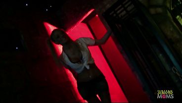 Spellbound Blonde MILF Worships Huge Tits Anal Threesome