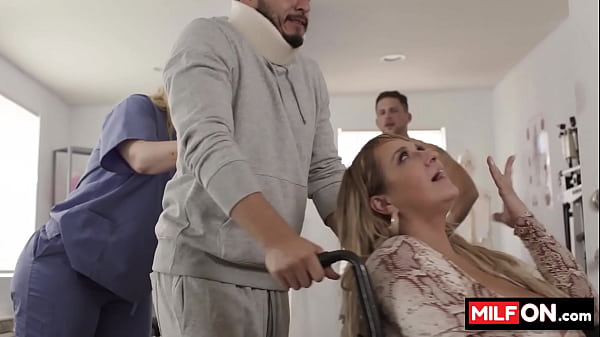 Romantic Threesome: Big Boobs Beauties’ Passionate Blowjobs