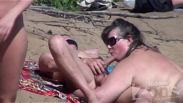Voyeur Blowjob on Nudist Beach: Dominant Alpha Surrender