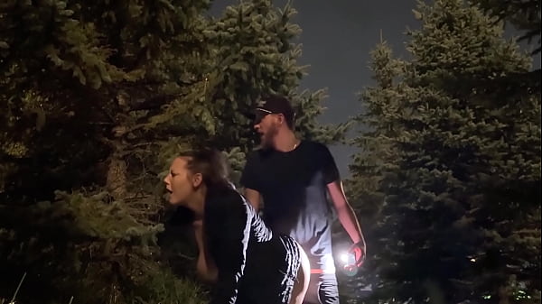 Naughty Wife Almost Caught Fucking in Public – Hilarious!