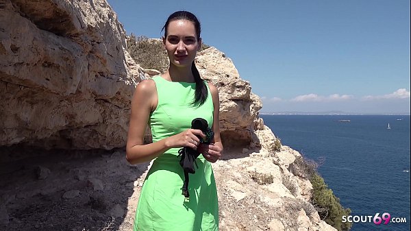 German Scout Megan: Beach Seduction Leads to Intense Orgasm