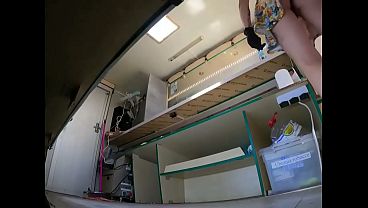 Hot Girl in Mini Skirt Secretly Upskirted by Boss Now! POV