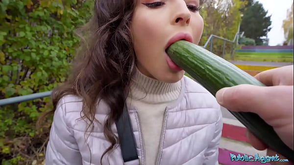 Cheeky Public Agent: Busty Ukrainian Sucks Huge Cock Outside