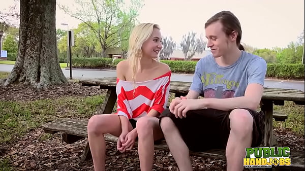 Odette Delacroix Instant Public Handjob Outdoors Now!